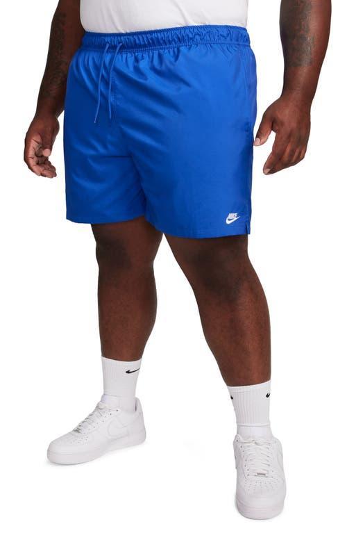 Men's Nike Club Woven Flow Shorts, Size: Medium, Game Royal Blue Product Image