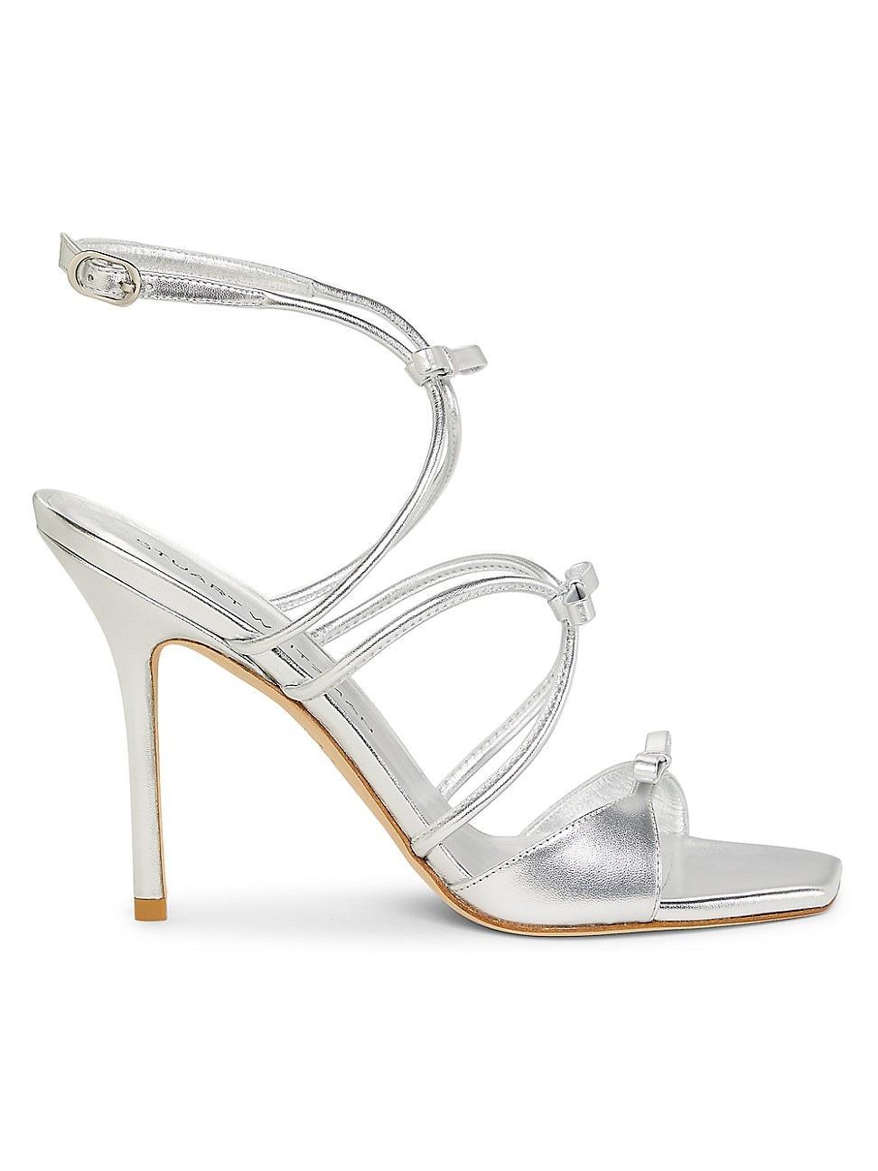 Stuart Weitzman Womens Tully 100 Bow Strappy Sandals Product Image