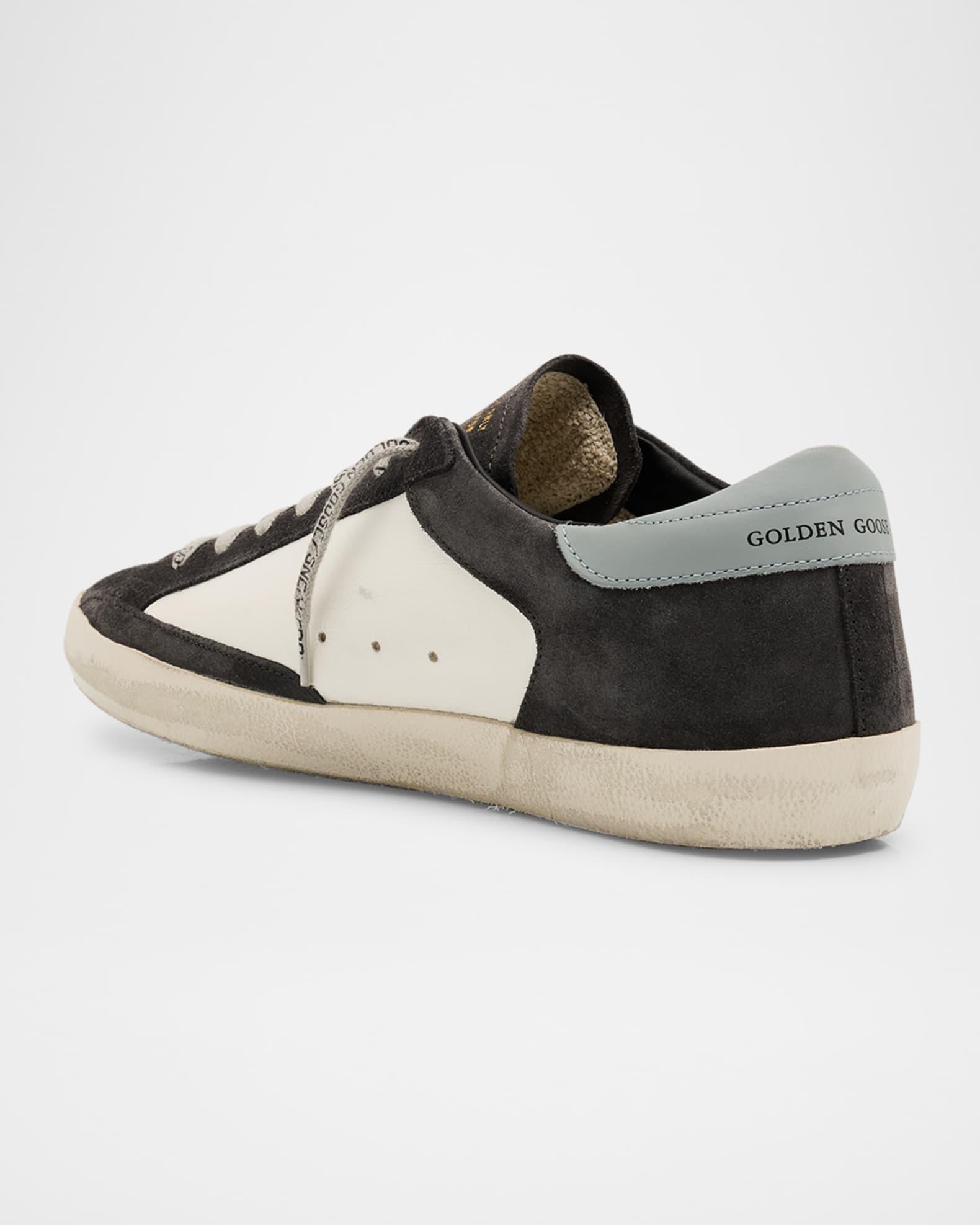 Men's Super-Star Leather and Suede Low-Top Sneakers Product Image