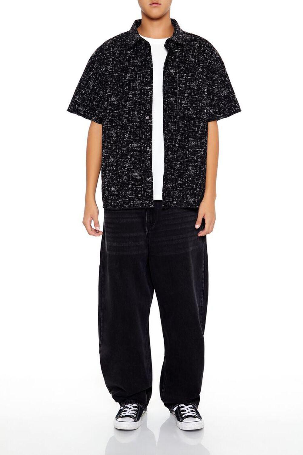 Textured Boucle Knit Shirt | Forever 21 Product Image