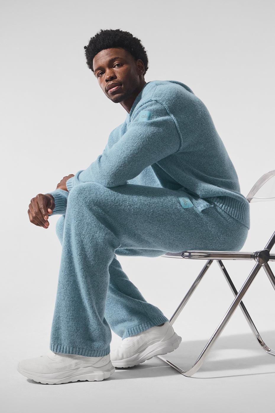 New Class Cashmere Sweatpant - Celestial Blue Granite Heather Product Image