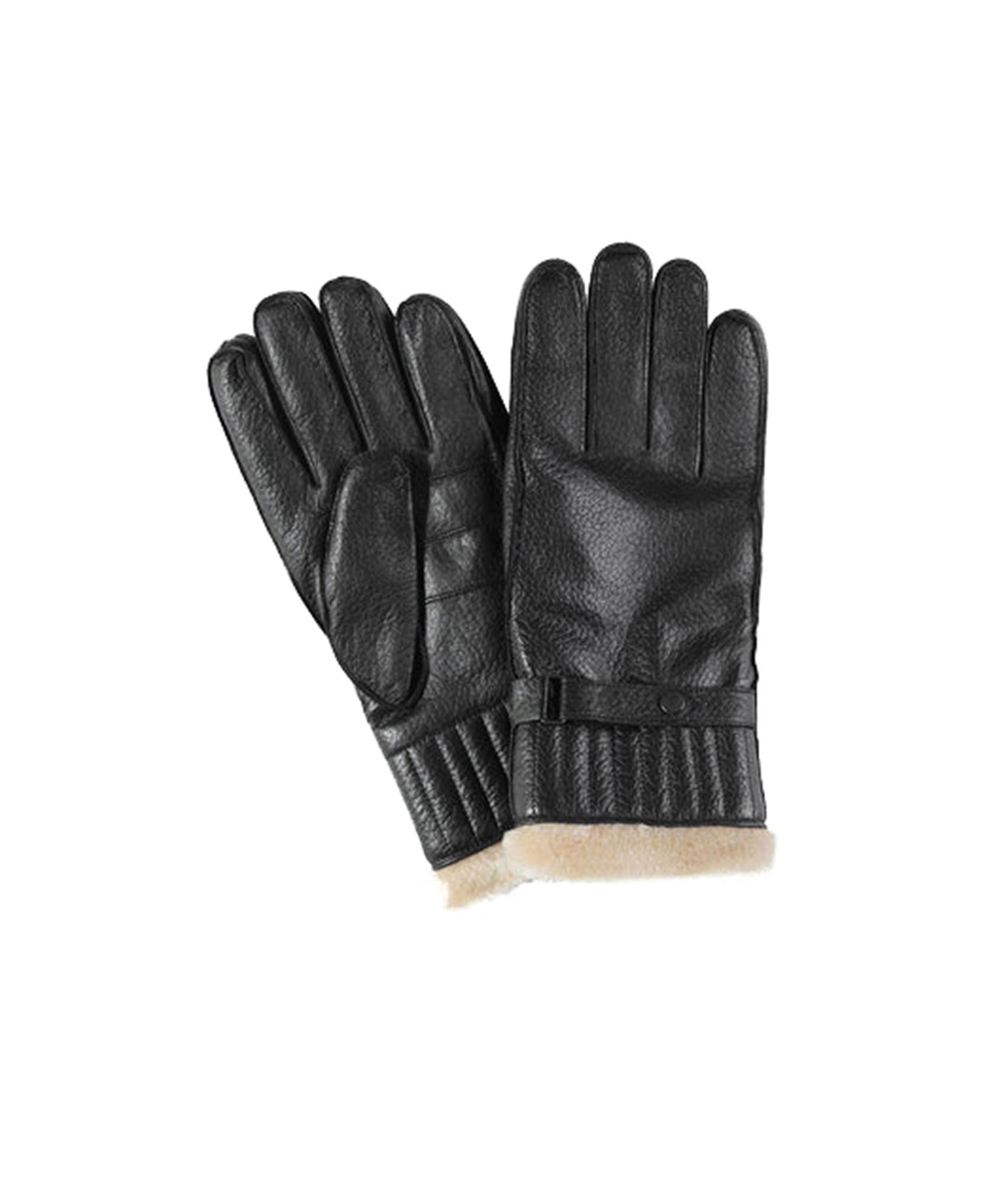 BARBOUR Five-finger Gloves In Black Product Image
