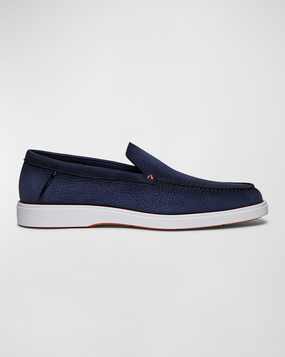 Mens Suede Lace-Up Derby Shoes Product Image