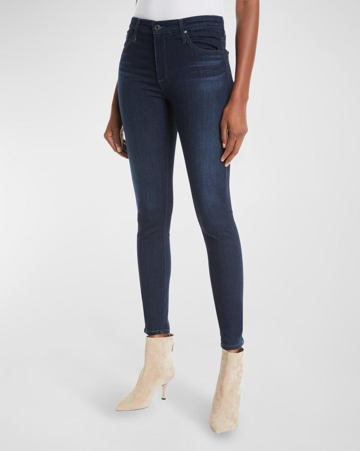 Womens Farah High-Rise Stretch Skinny Ankle Jeans Product Image
