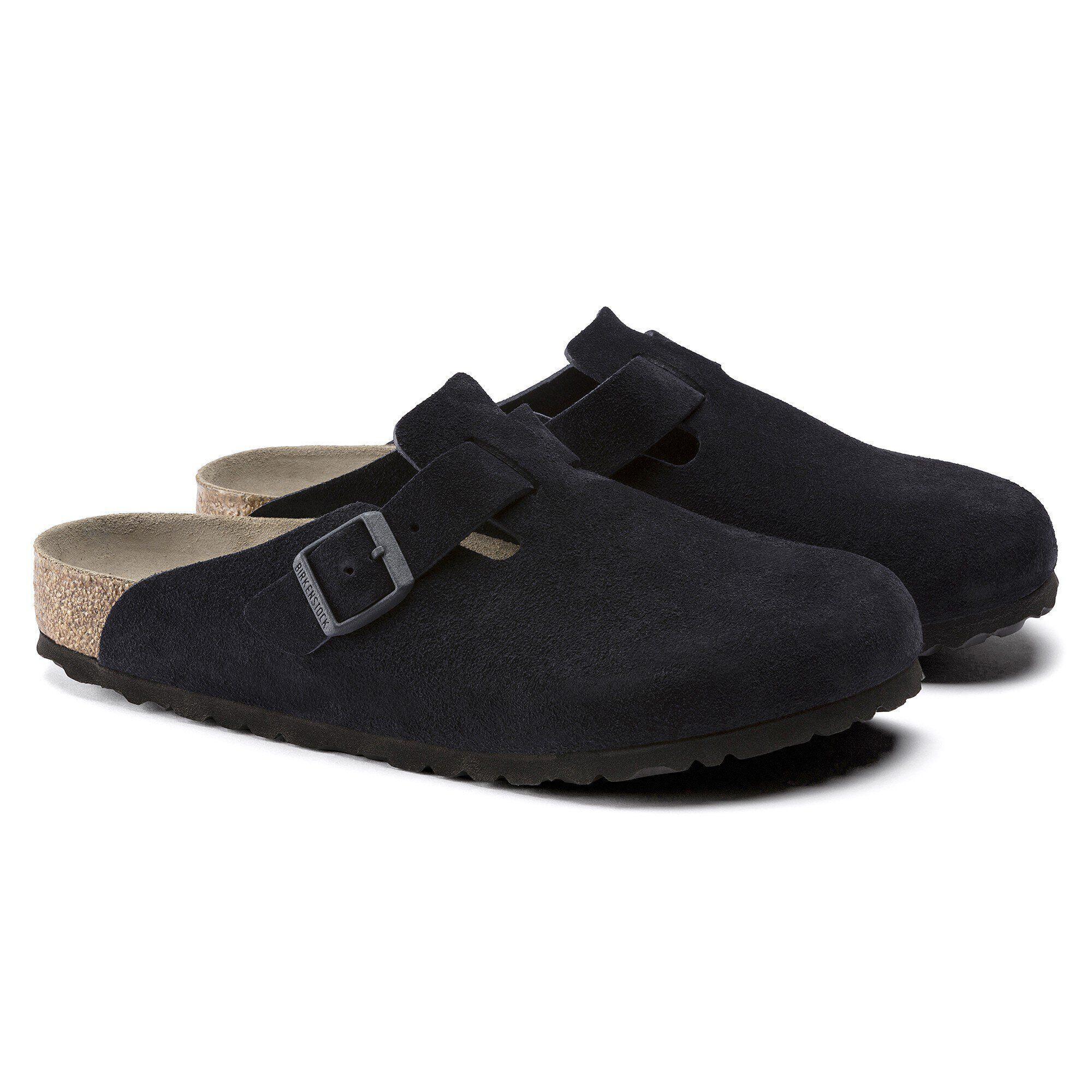 Boston Soft Footbed Suede Leather Midnight Blue Product Image