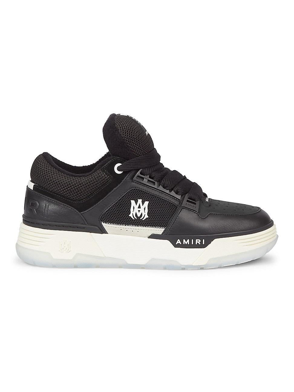 Mens MA-1 Leather & Mesh Low-Top Sneakers Product Image