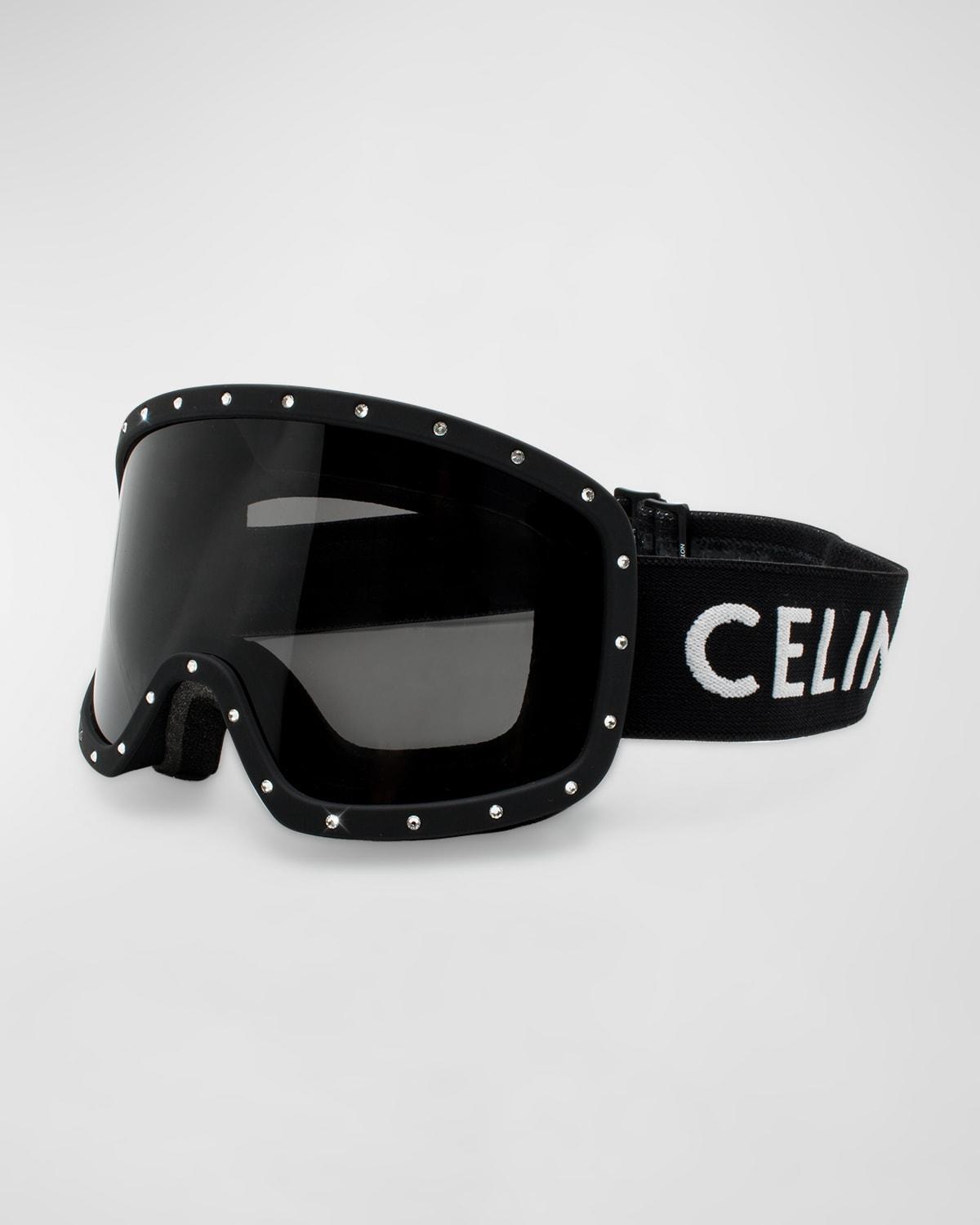 Mens Rhinestone Acetate Ski Goggles Product Image