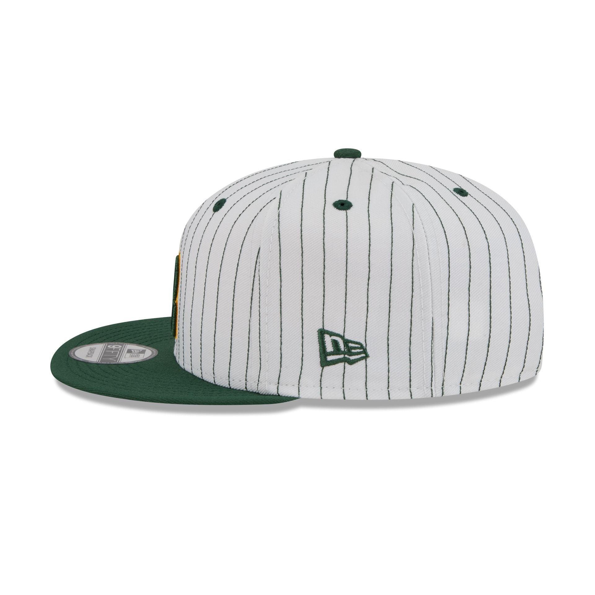 Green Bay Packers Deceptor Pinstripe 9FIFTY Snapback Hat Male Product Image