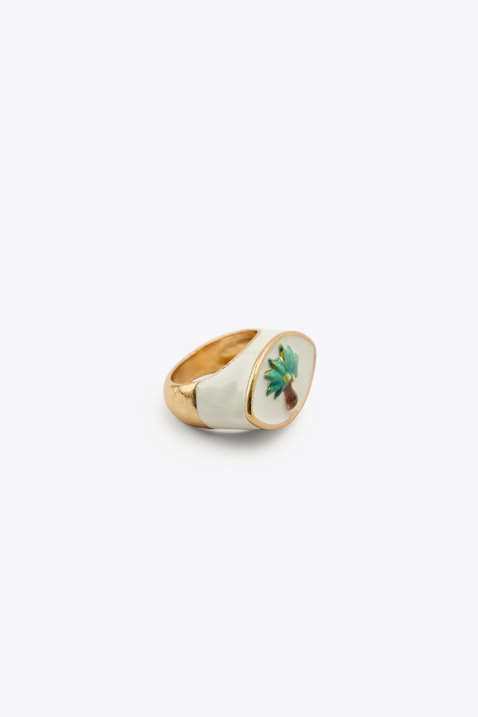 3-PACK PALM TREE FLOWER RINGS Product Image