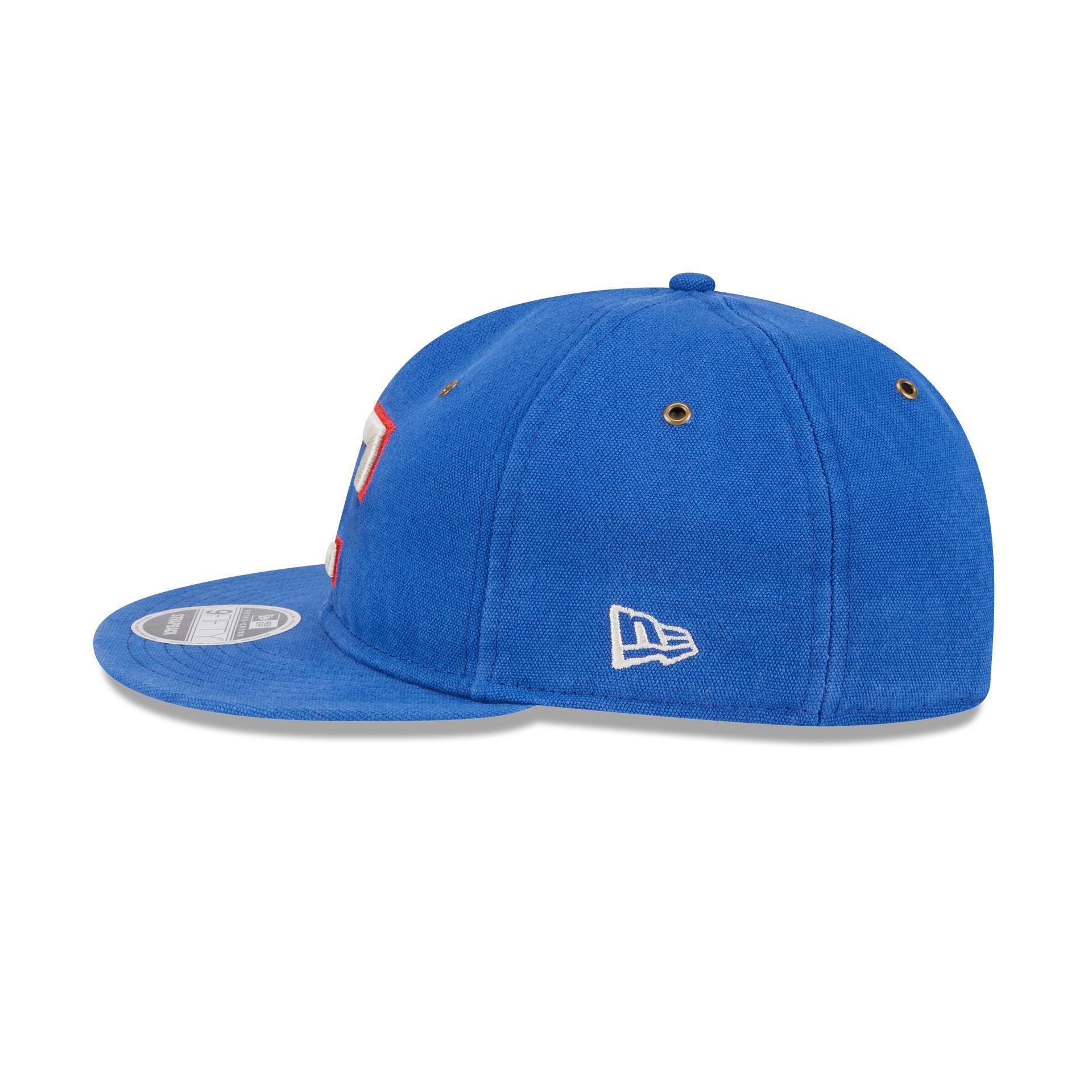 Texas Rangers Cotton Canvas Retro Crown 9FIFTY Adjustable Hat Male Product Image