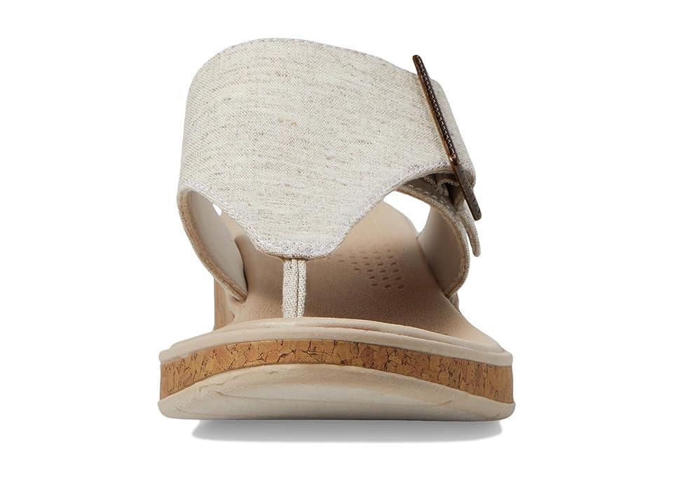 LifeStride Bay Women's Washable Thong Sandals, Size: 10 Wide, Natural Product Image