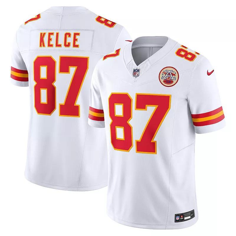 Men's Nike Travis Kelce White Kansas City Chiefs Vapor F.U.S.E. Limited  Jersey, Size: Large Product Image