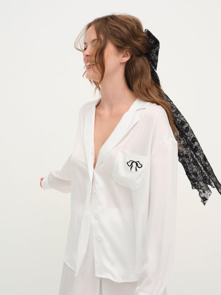 Everyday PJ Pant — White Product Image