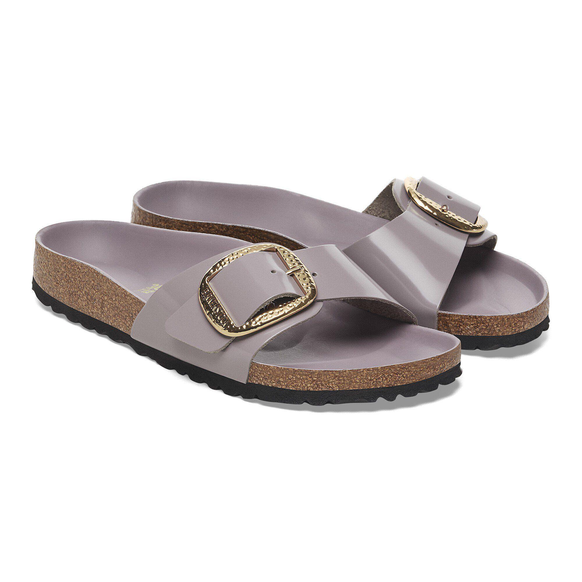 Madrid Big Buckle Natural Leather Patent Product Image