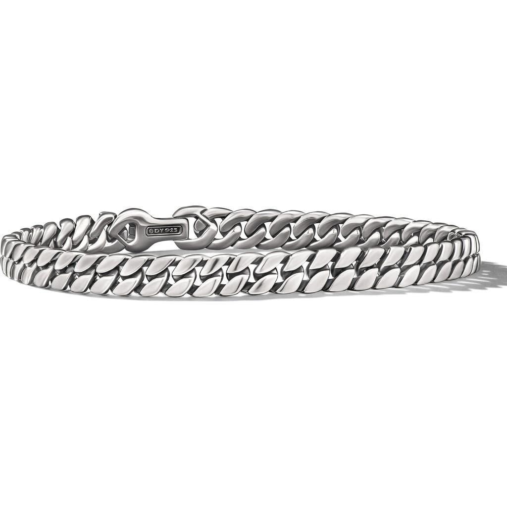 David Yurman Mens Curb Chain Bracelet in Sterling Silver, 6mm Product Image