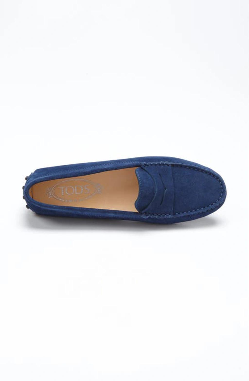 TOD'S Gommini Driving Moccasin In Dark Blue Product Image