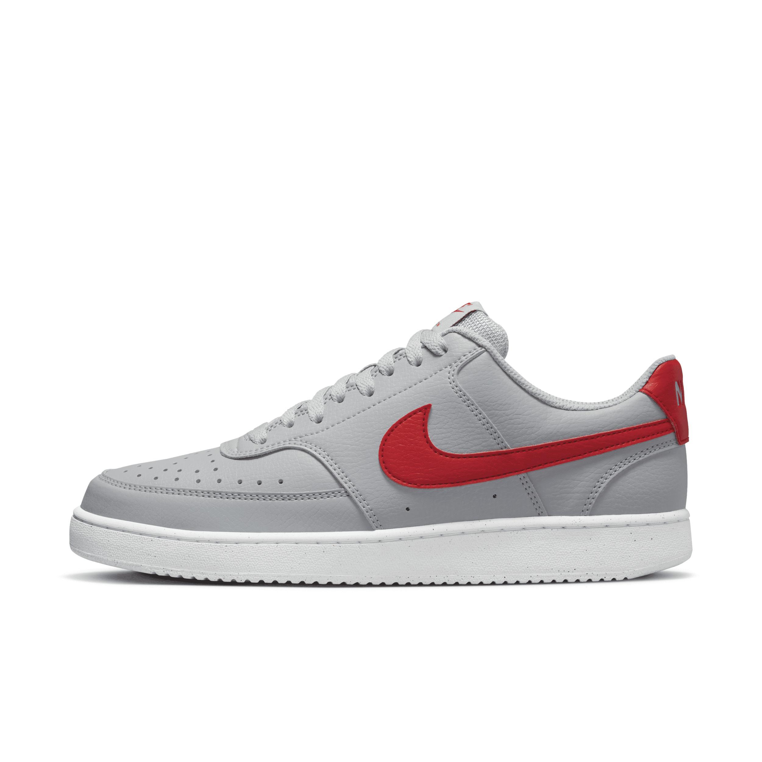 Nike Men's Court Vision Low Next Nature Casual Shoes in Black/Black Size 11.5 Leather Product Image
