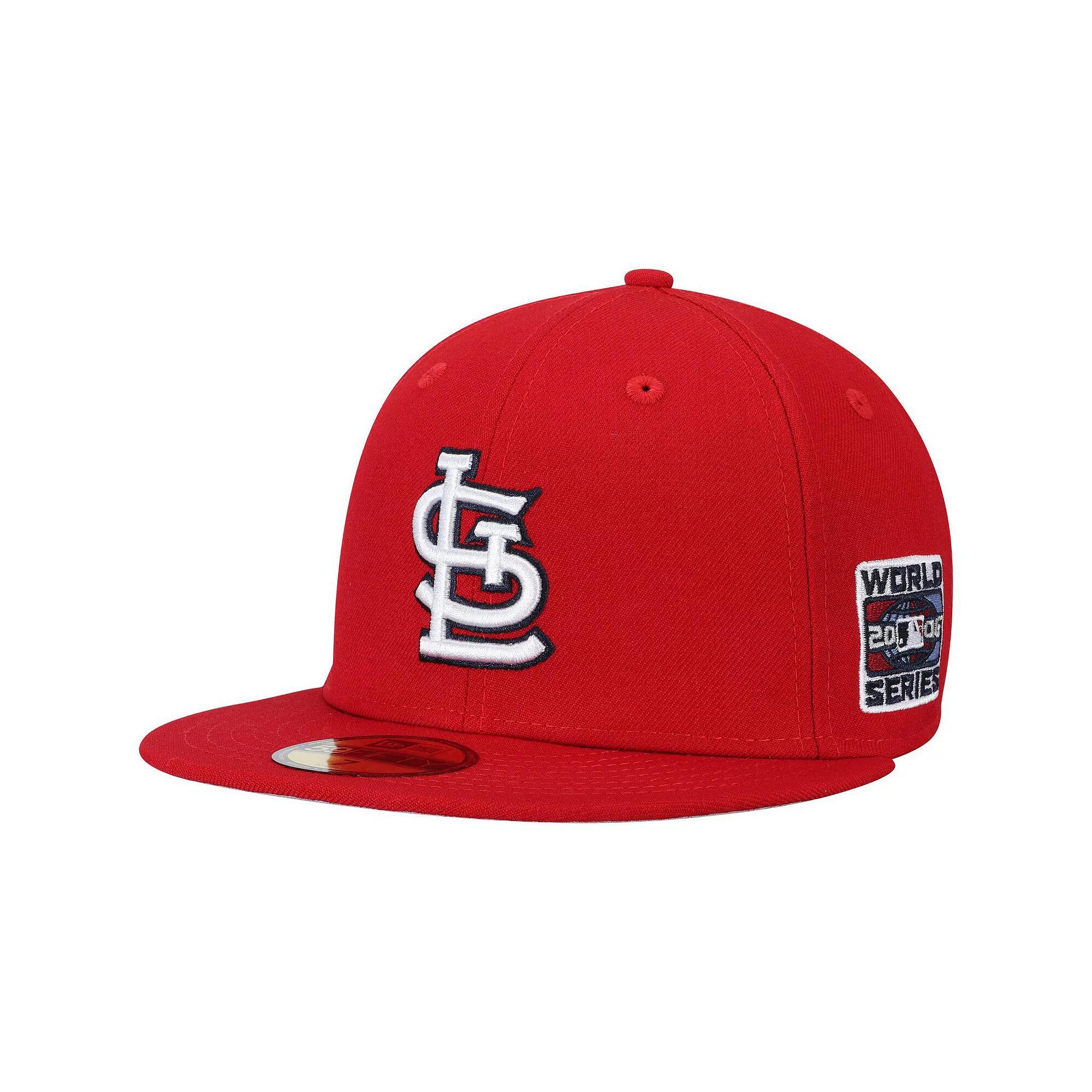 Men's New Era Red St. Louis Cardinals 2006 World Series Wool 59FIFTY Fitted Hat, Size: 7 1/4 Product Image