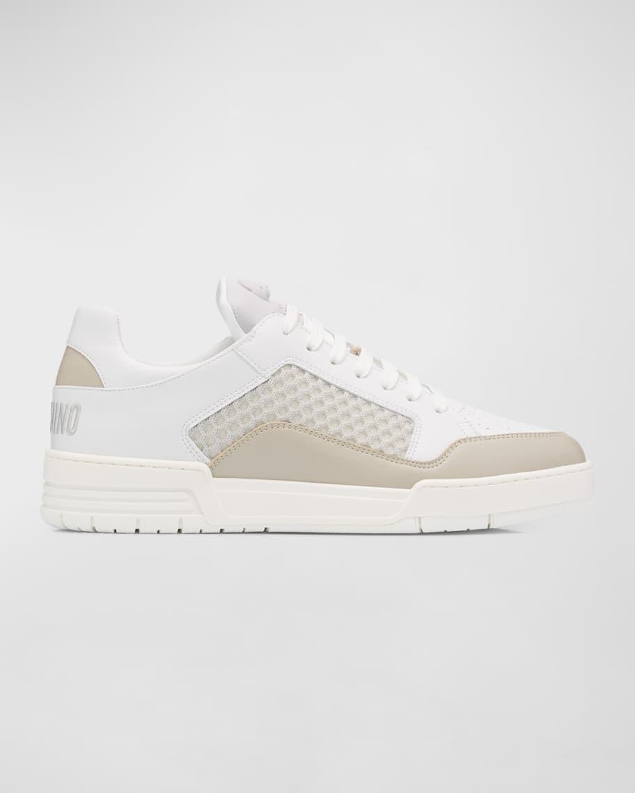 Mens Streetball Leather Low-Top Sneakers Product Image