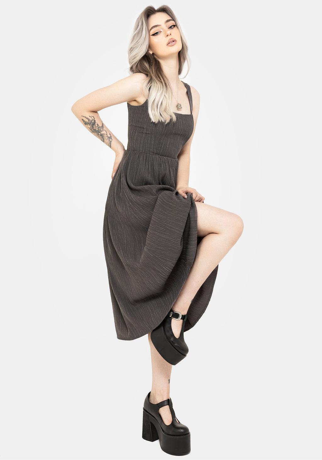 Darkside Corset Midi Dress Product Image