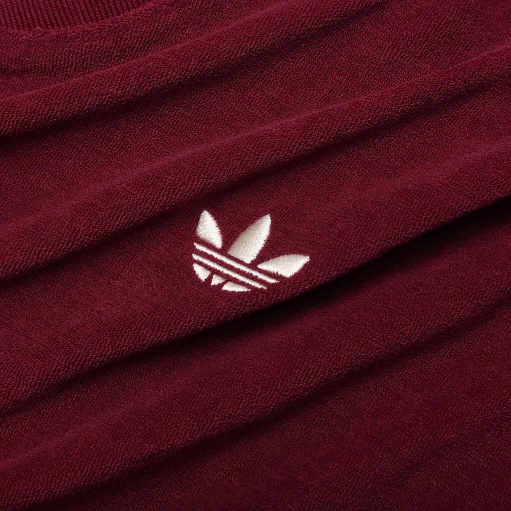 Adidas x Wales Bonner Terry Polo - Collegiate Burgundy Male Product Image
