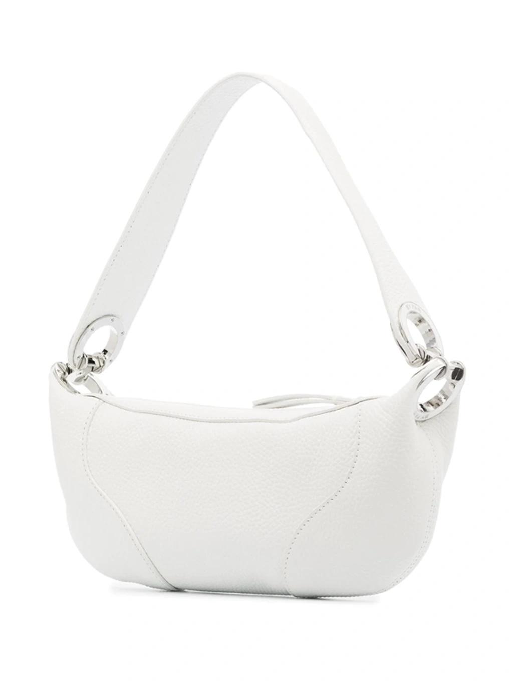 BY FAR Mini Amira Shoulder Bag In Weiss Product Image