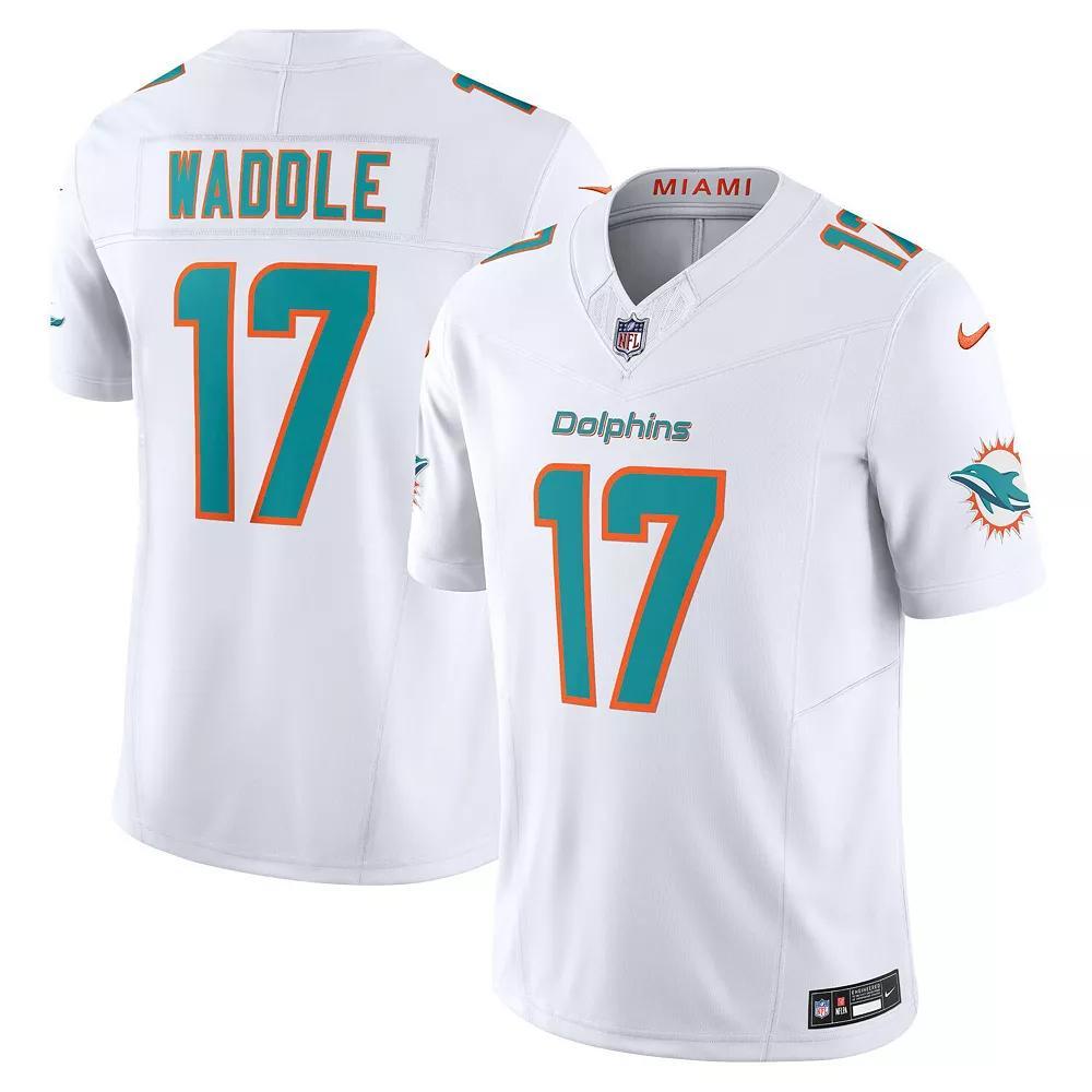 Men's Nike Jaylen Waddle White Miami Dolphins Vapor F.U.S.E. Limited Jersey, Size: 3XL Product Image