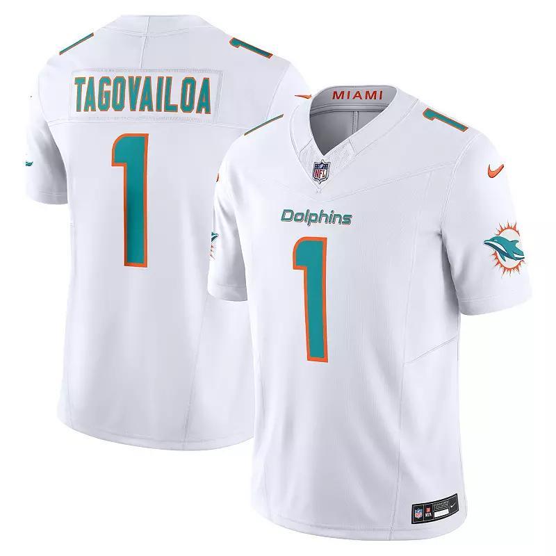 Men's Nike Tua Tagovailoa White Miami Dolphins Vapor F.U.S.E. Limited Jersey, Size: XL Product Image