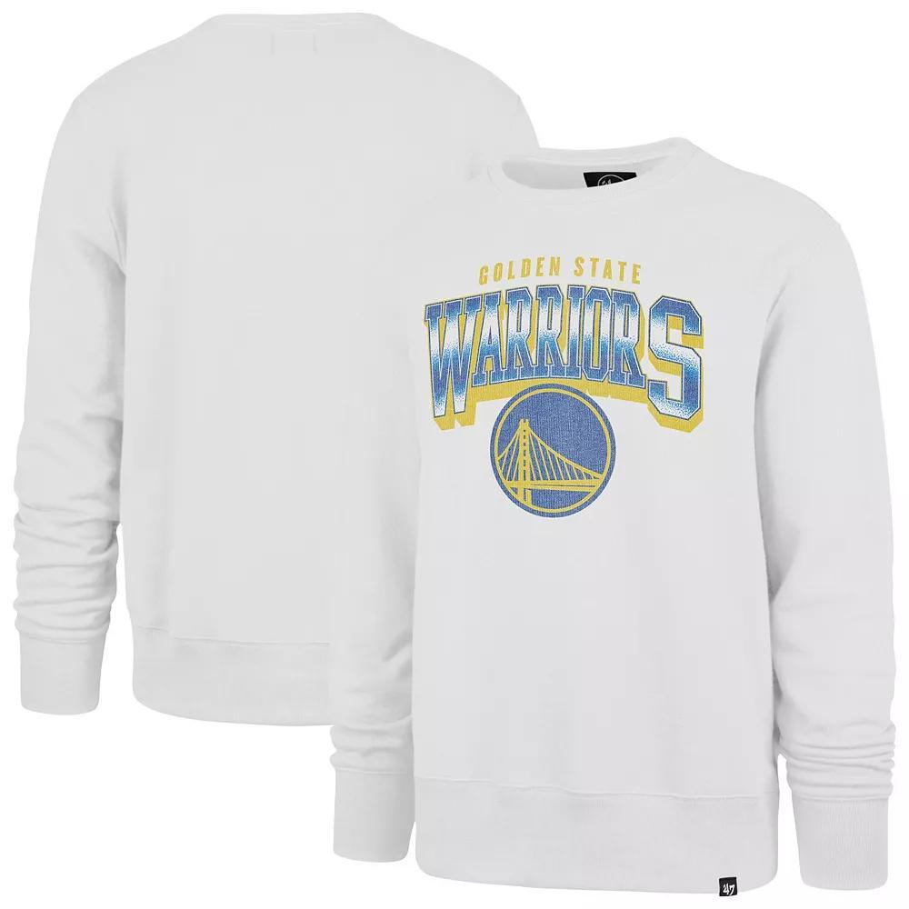 Men's '47 Cream Golden State Warriors Big & Tall Spotlight Headline Pullover Sweatshirt, Size: 3XLT, Beige Product Image