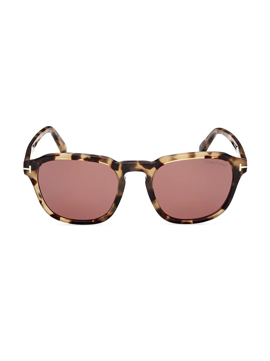 Mens Avery 52MM Tortoiseshell Sunglasses Product Image