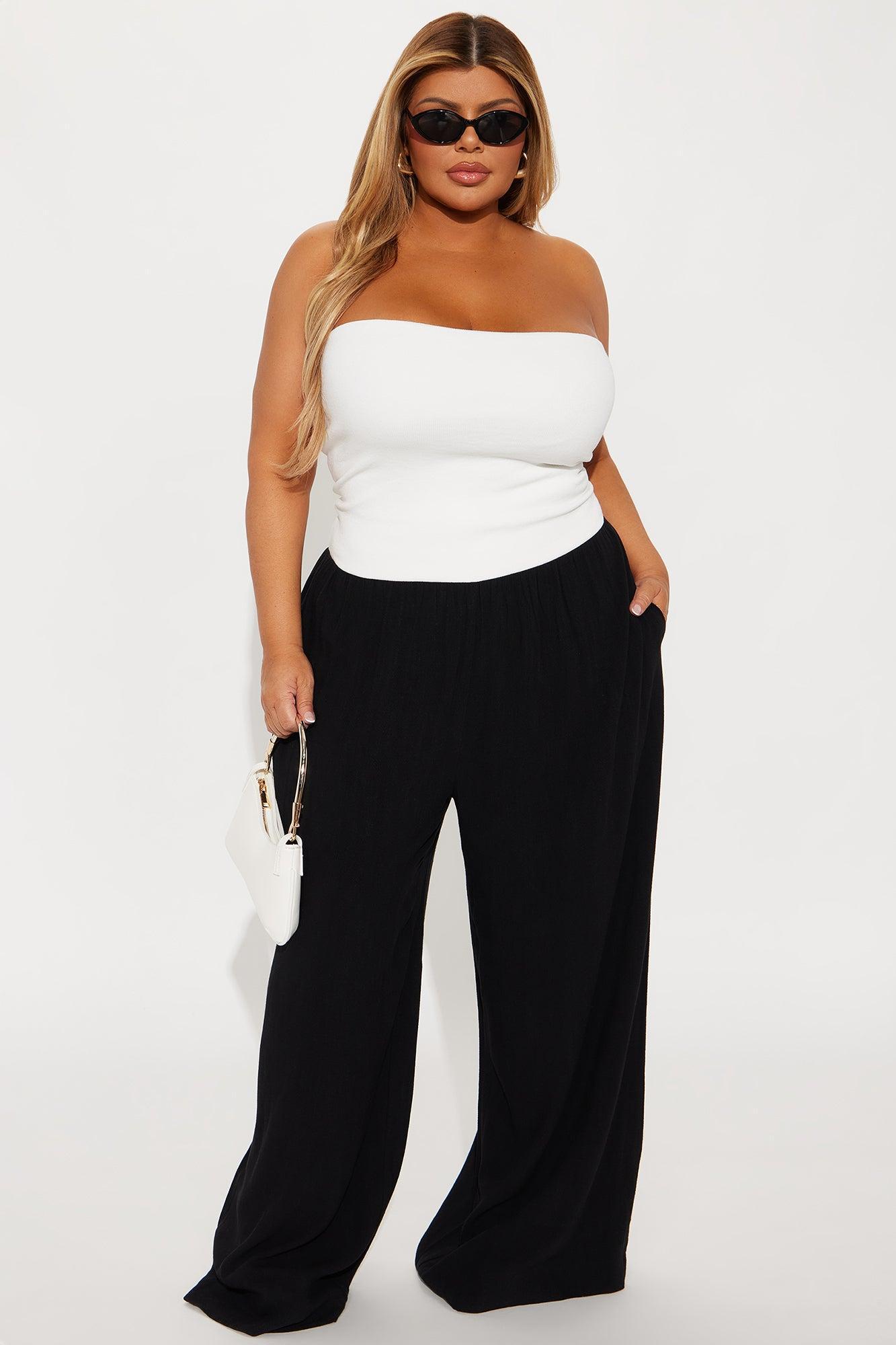 Ocean Breeze Jumpsuit - White/Black Product Image