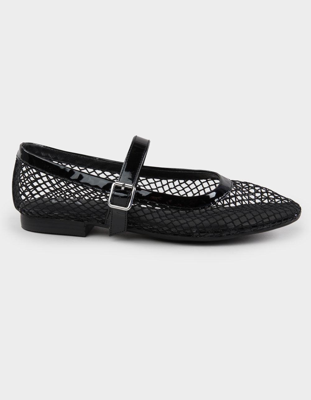 MIA Rayza Womens Mesh Ballet Flats - BLACK Product Image