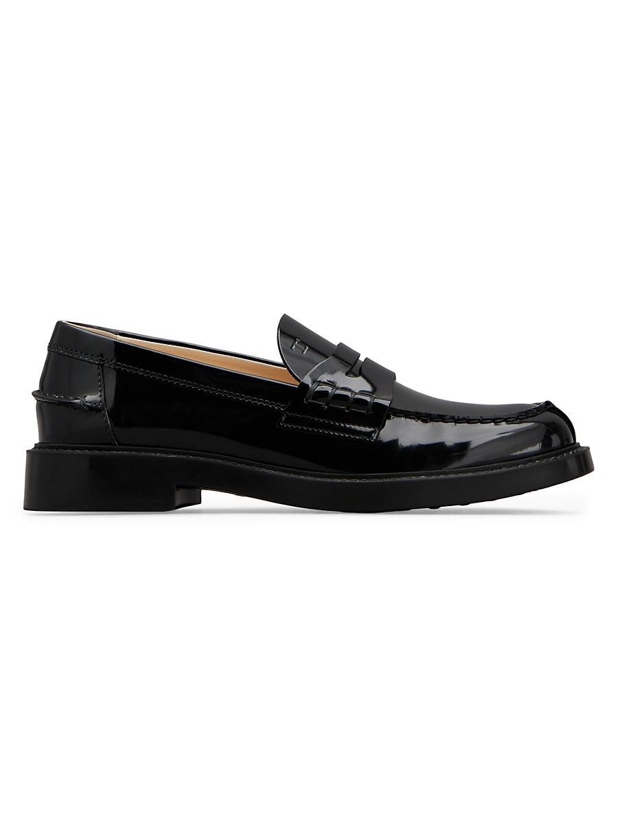 Patent Flat Penny Loafers Product Image