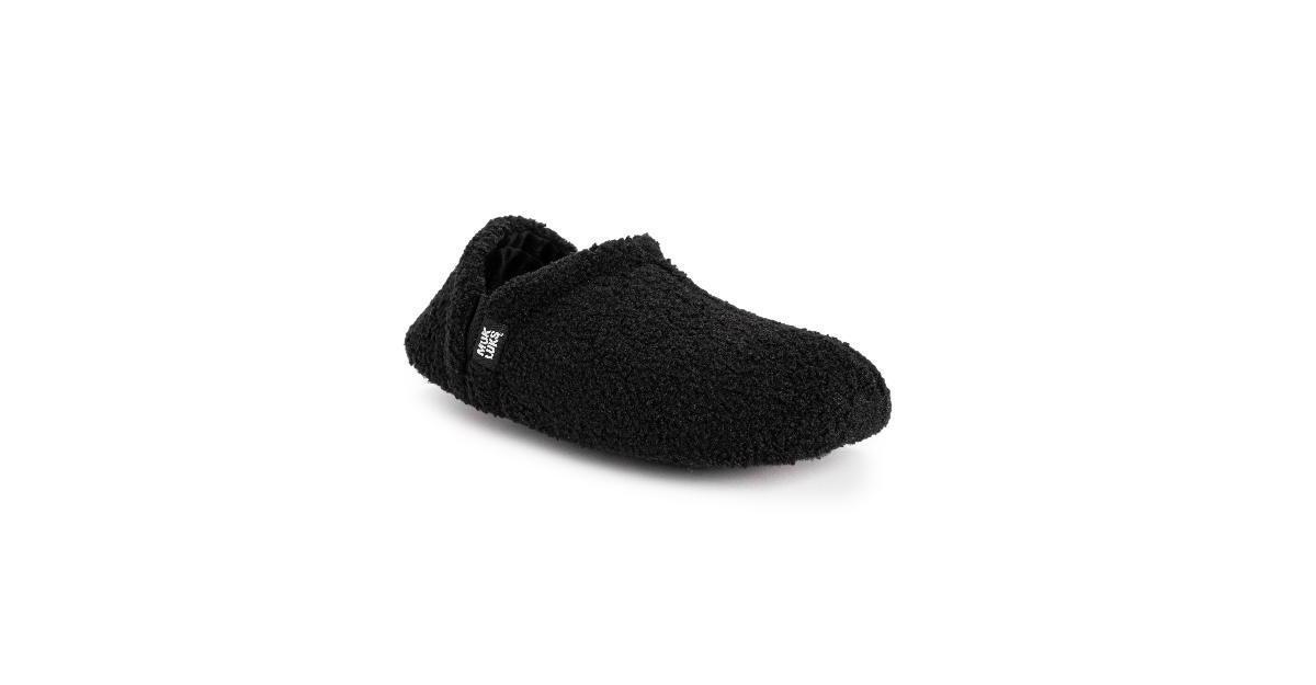 MUK LUKS Berber Men's Slippers, Size: Small, Black Product Image
