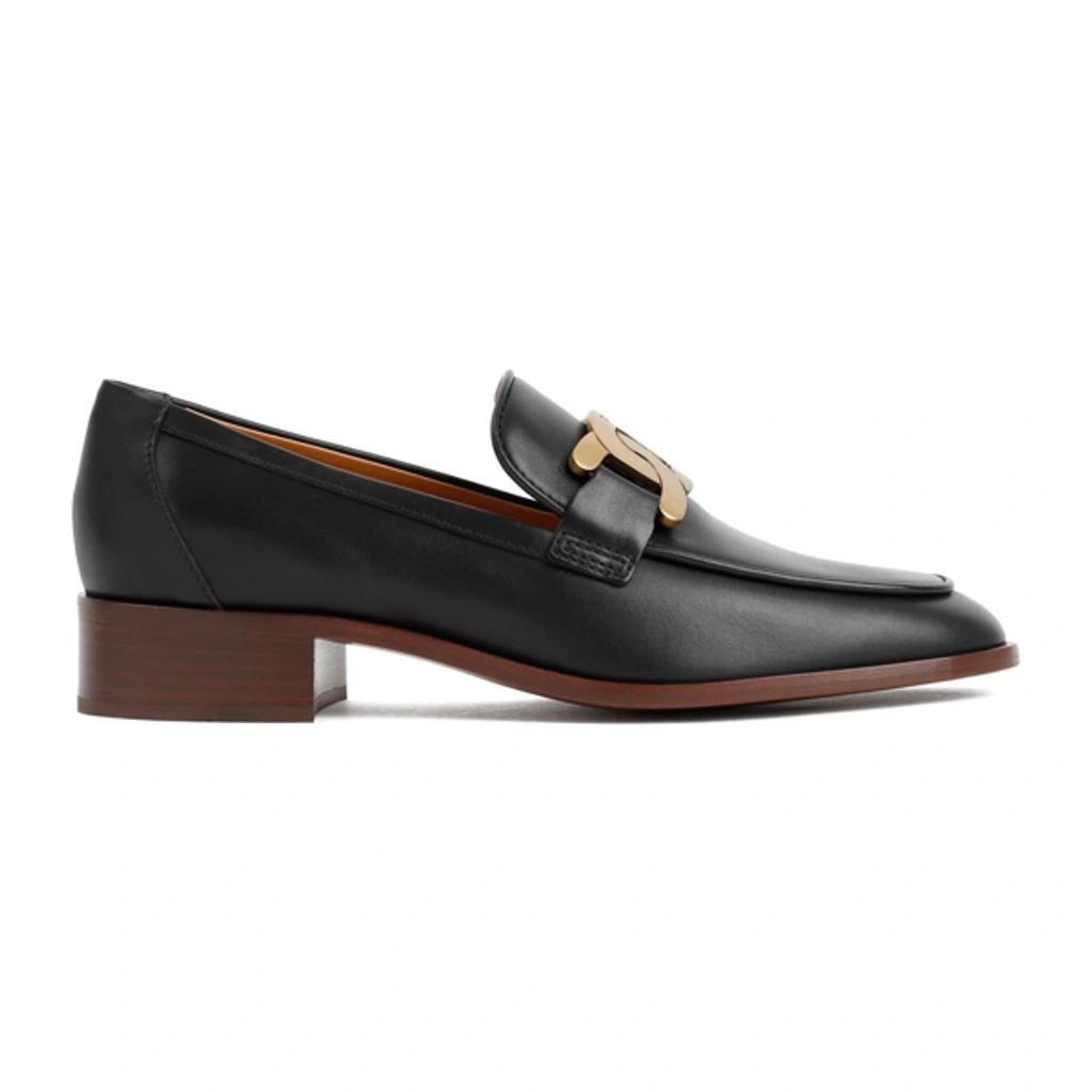 TOD'S Catena Anello Loafers In Nero Product Image