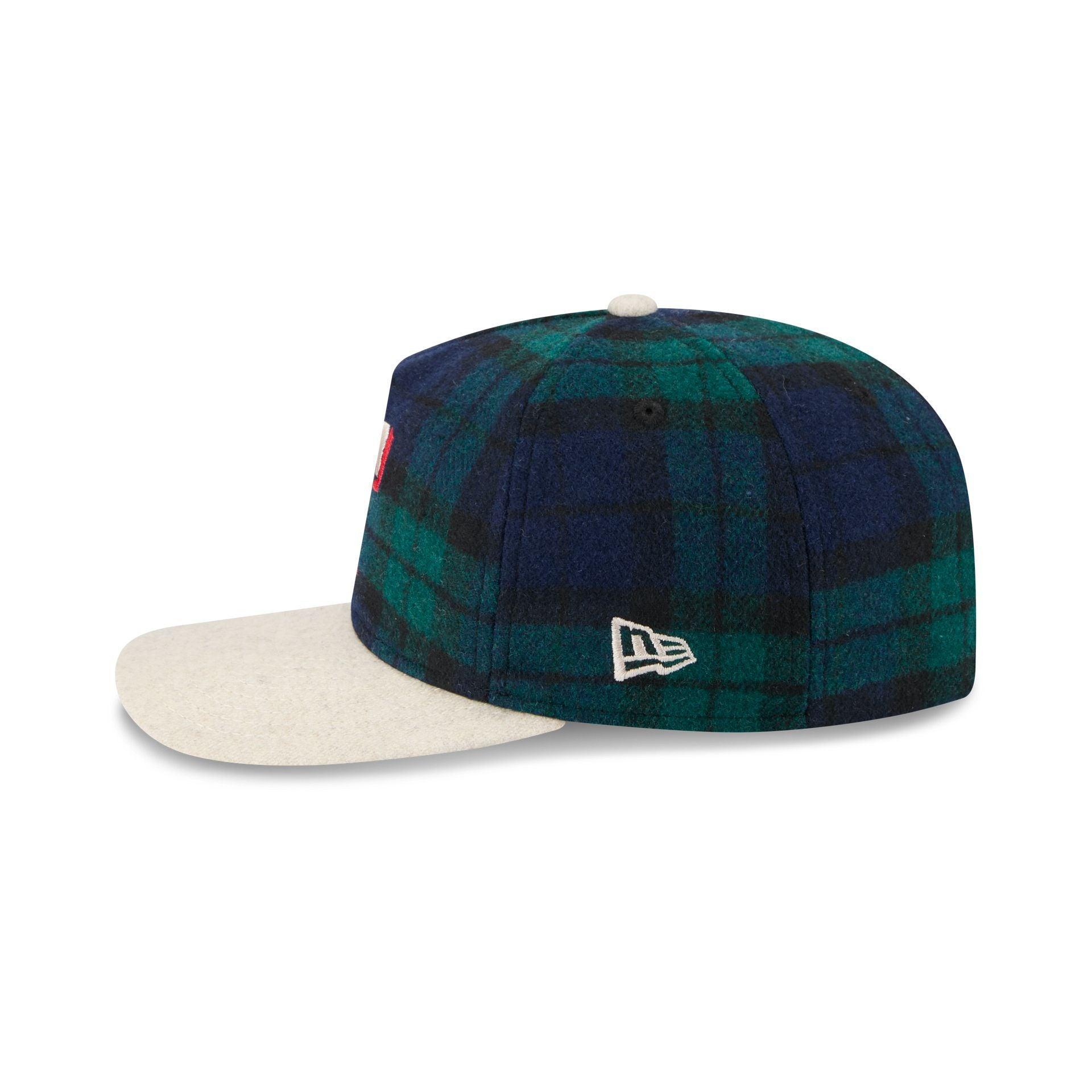 Texas Rangers Plaid Letterman 19TWENTY Adjustable Hat Male Product Image
