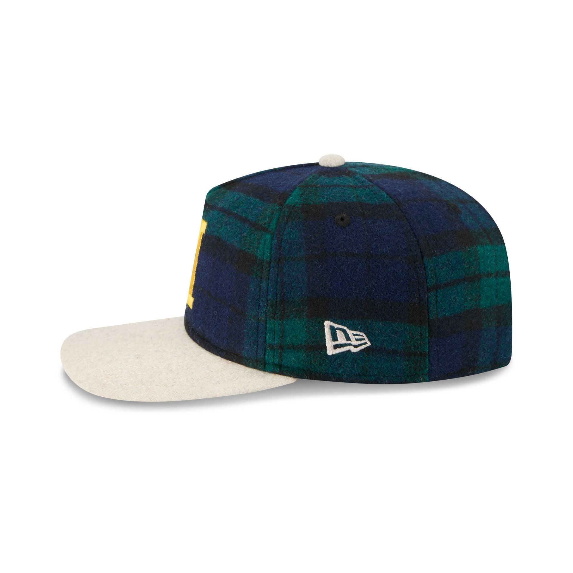 Milwaukee Brewers Plaid Letterman 19TWENTY Adjustable Hat Male Product Image