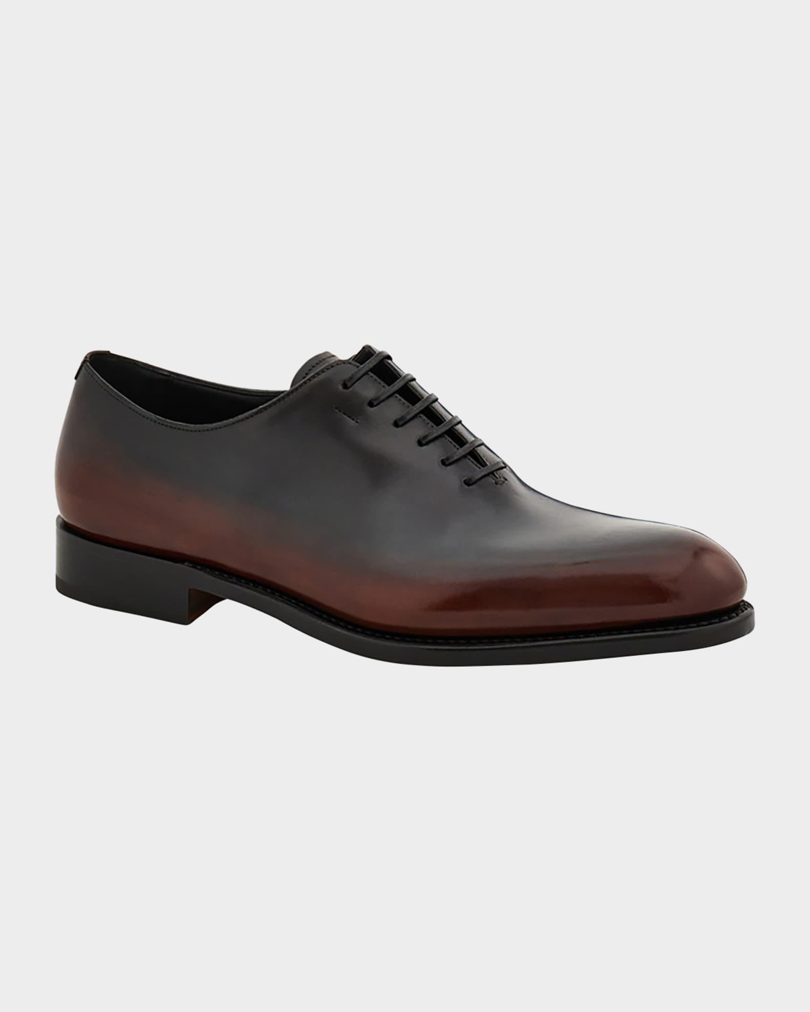 Men's Angiolo Tramezza Degrade Leather Oxfords Product Image