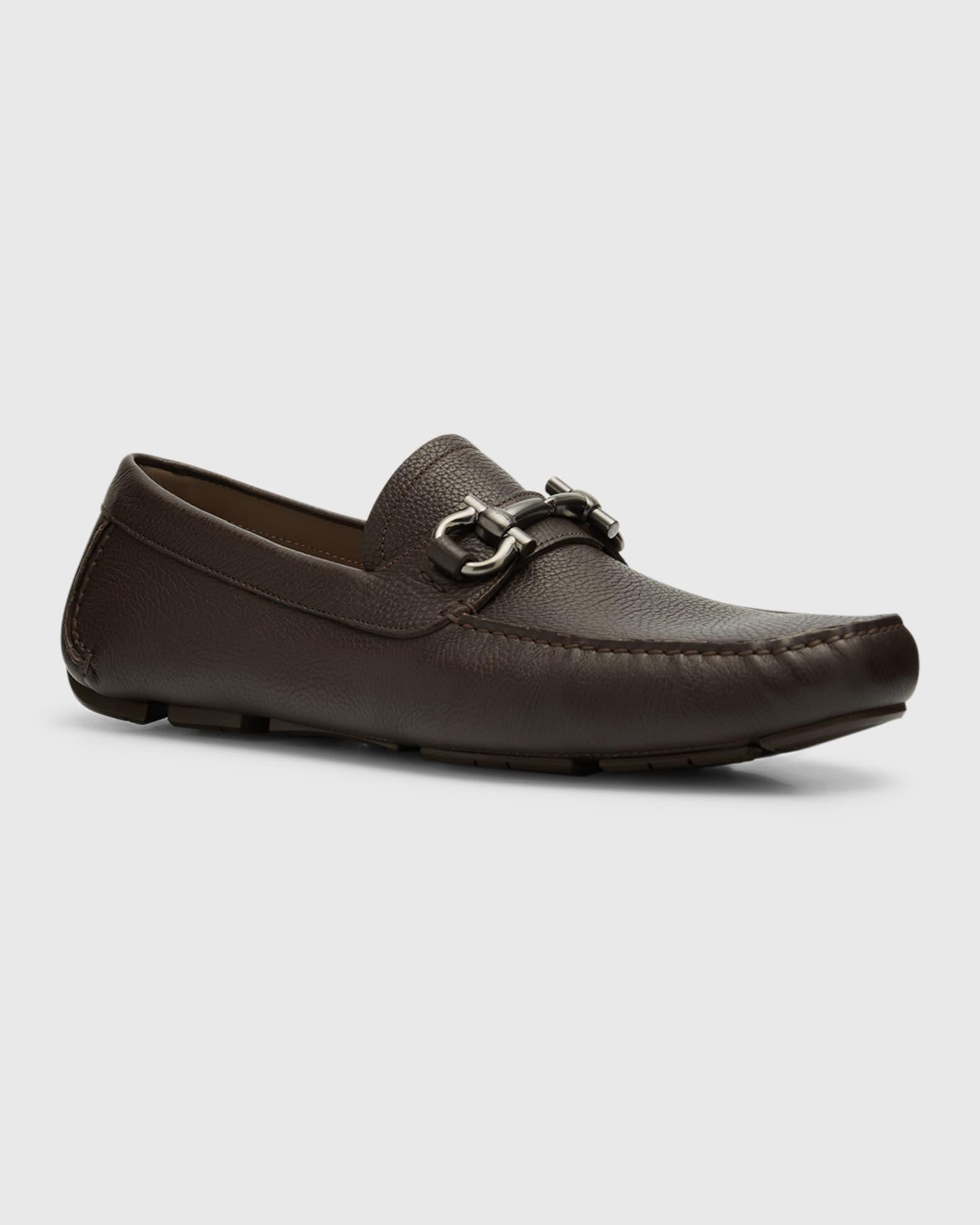 Men's Parigi Gancini Leather Drivers Product Image