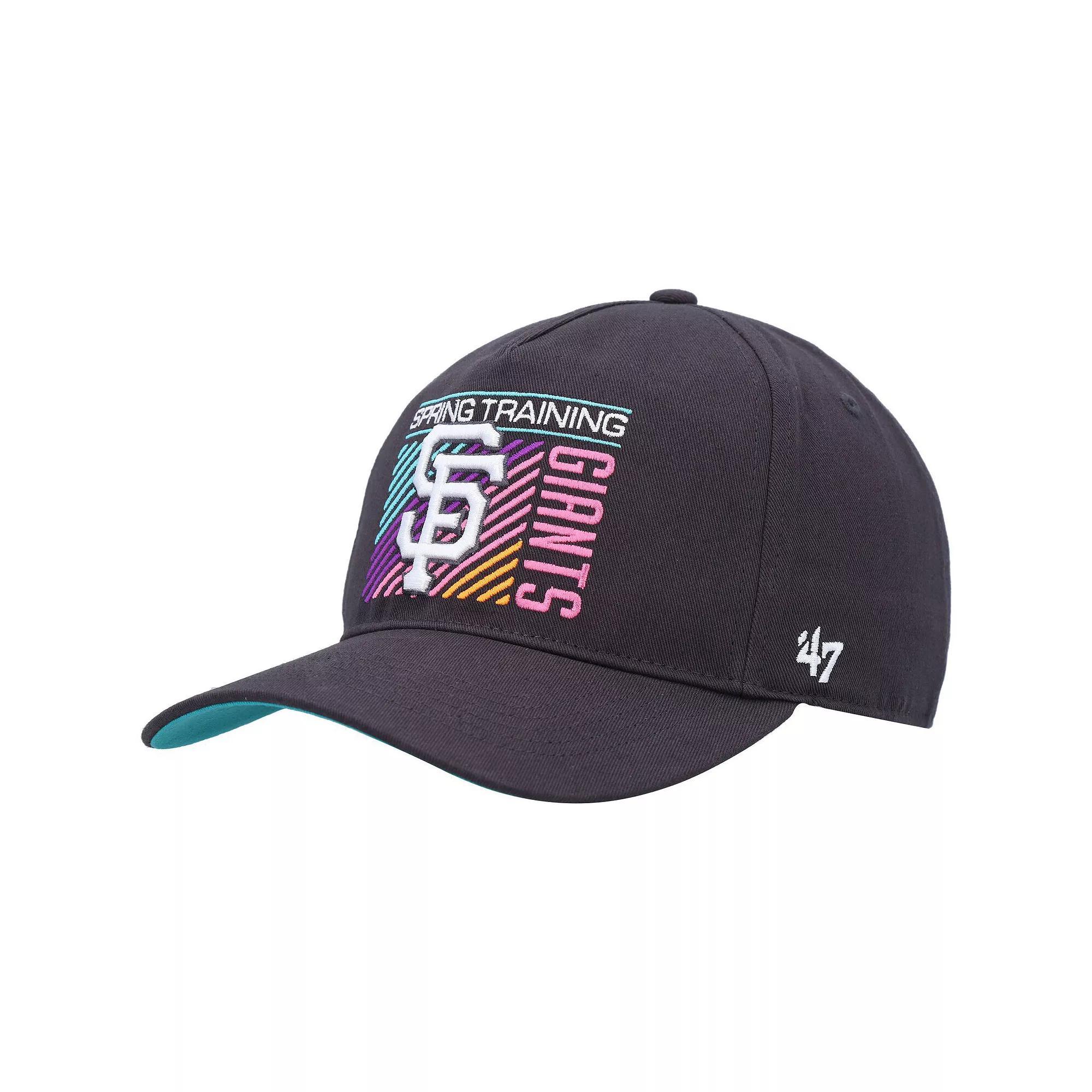 Men's '47  Charcoal San Francisco Giants 2023 Spring Training Reflex Hitch Snapback Hat Product Image