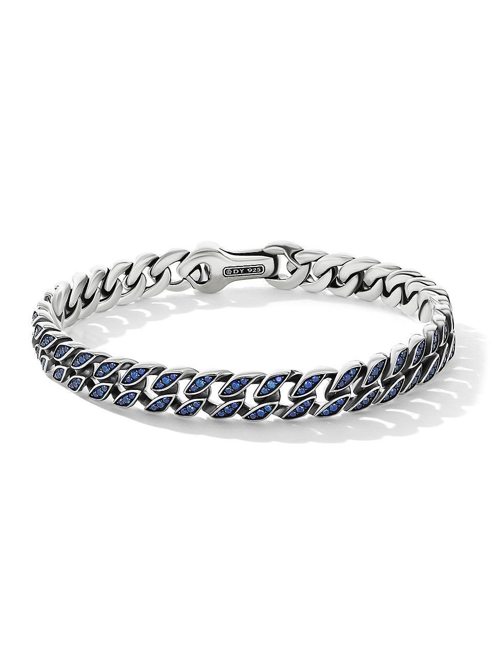 8mm Mens Curb Chain Bracelet Product Image