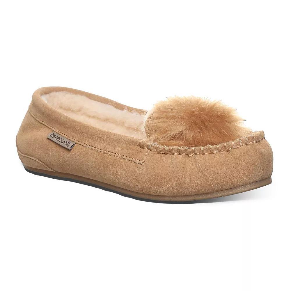 Bearpaw Erika Women's Suede Moccasin Slippers, Size: 11, Iced Brown Product Image