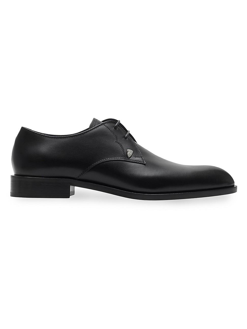 Mens Carlyle B-Shield Leather Derby Shoes Product Image