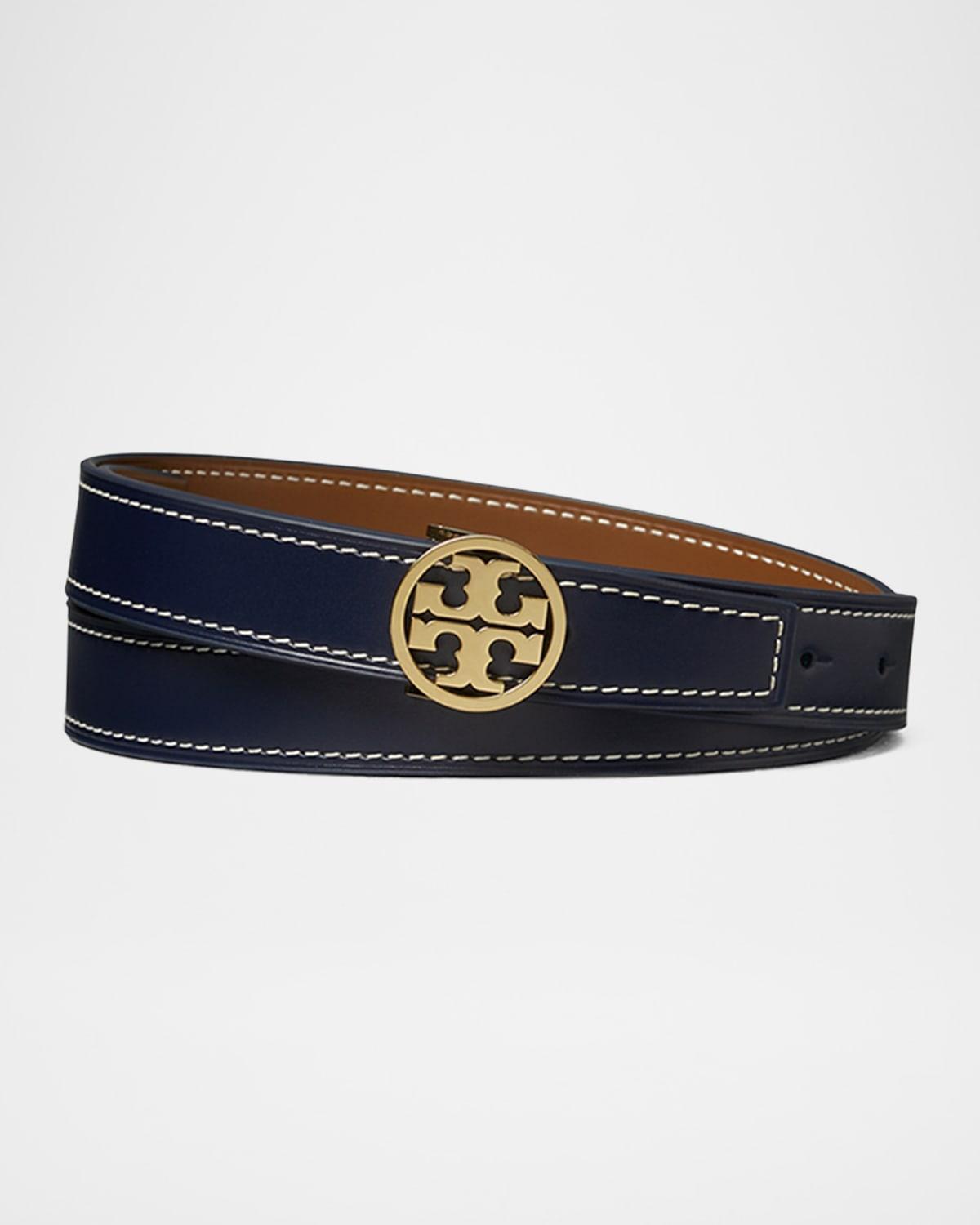 Tory Burch Womens Miller Smooth Reversible Belt Product Image