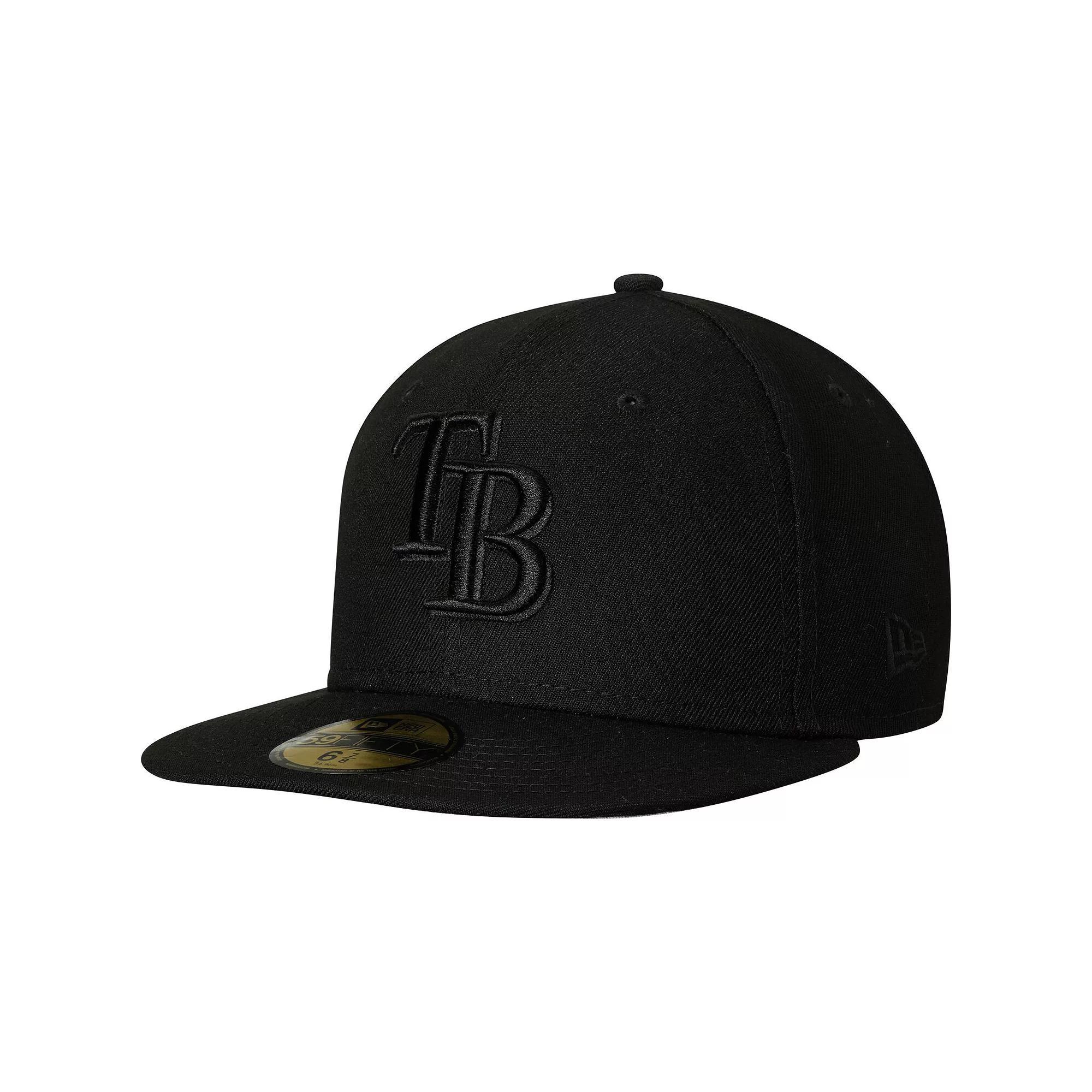 Mens New Era Tampa Bay Rays Primary Logo Basic 59FIFTY Fitted Hat Product Image