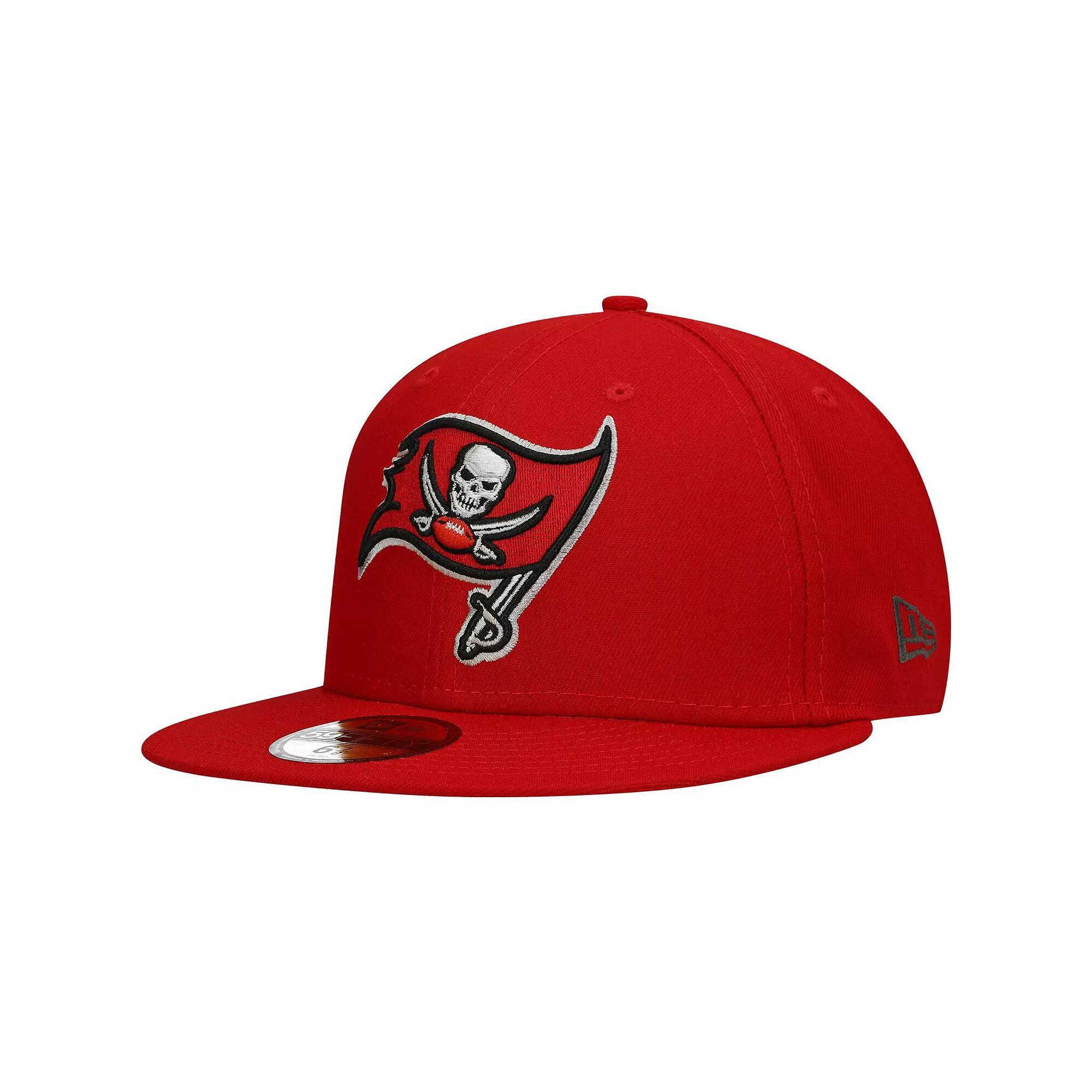 Mens New Era Tampa Bay Buccaneers Team Basic 59FIFTY Fitted Hat Product Image