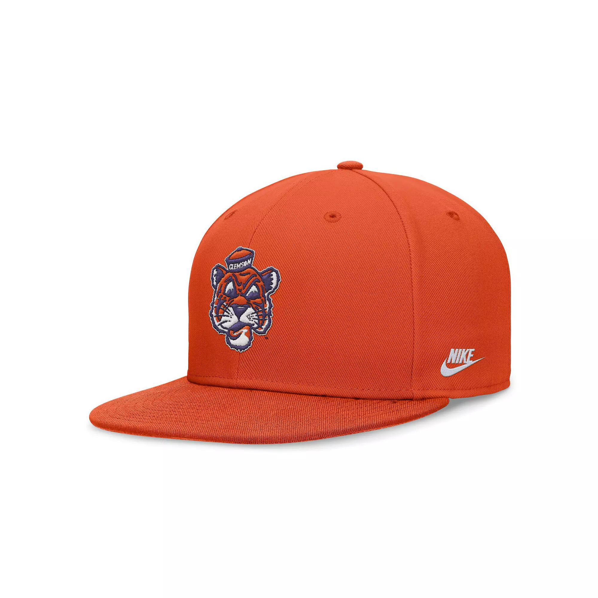 Men's Nike Orange Clemson Tigers Legacy True Fitted Hat, Size: 7 1/4 Product Image