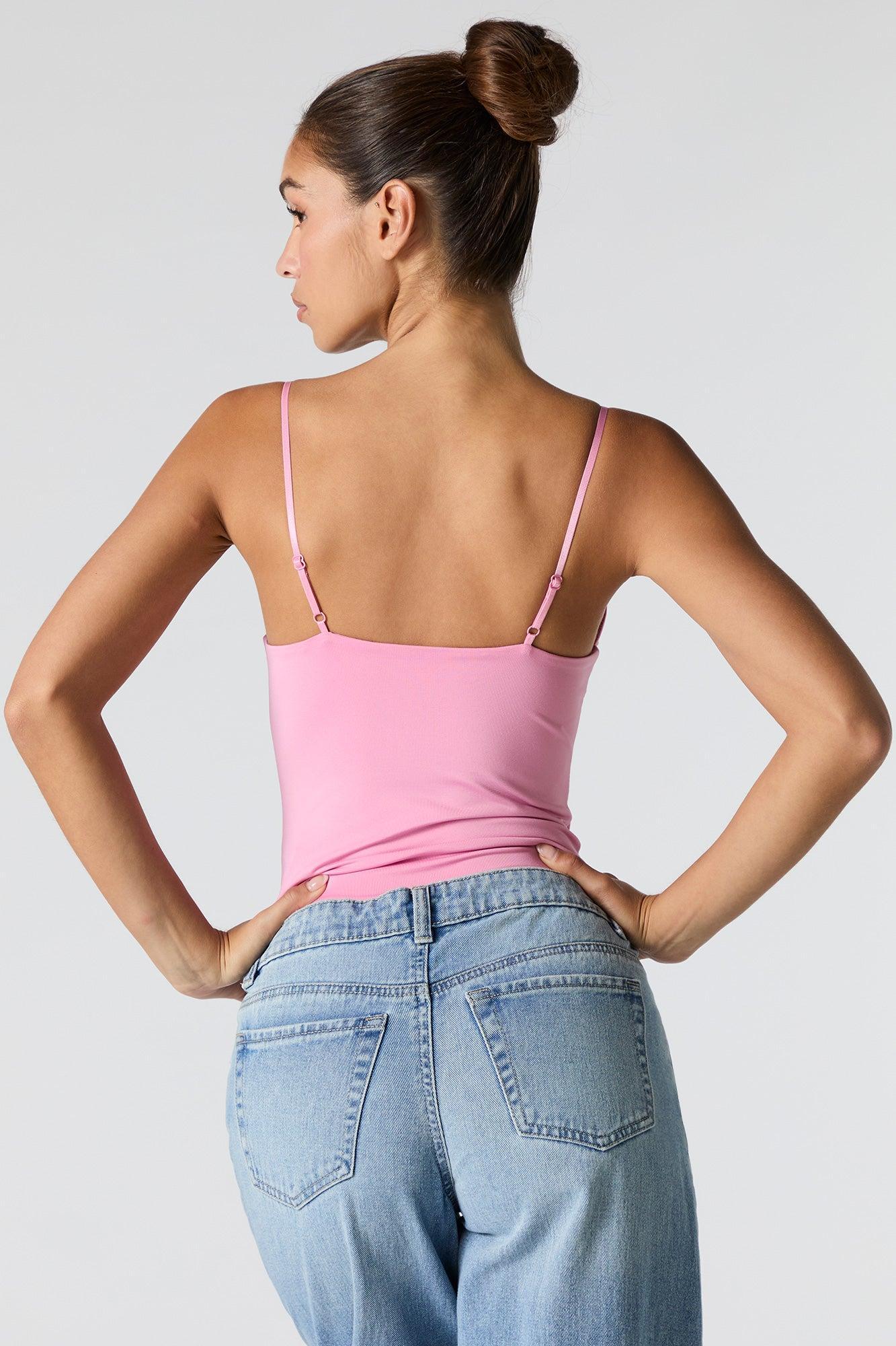 Contour Lace Trim Cami Bodysuit Female Product Image