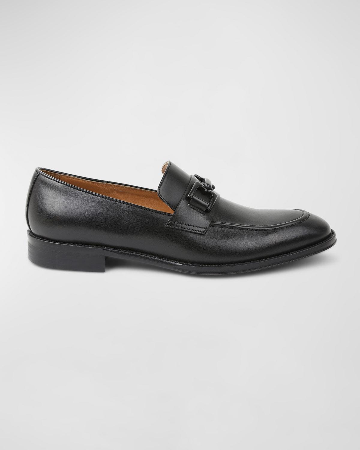 Mens Alpha Leather Penny Loafers Product Image