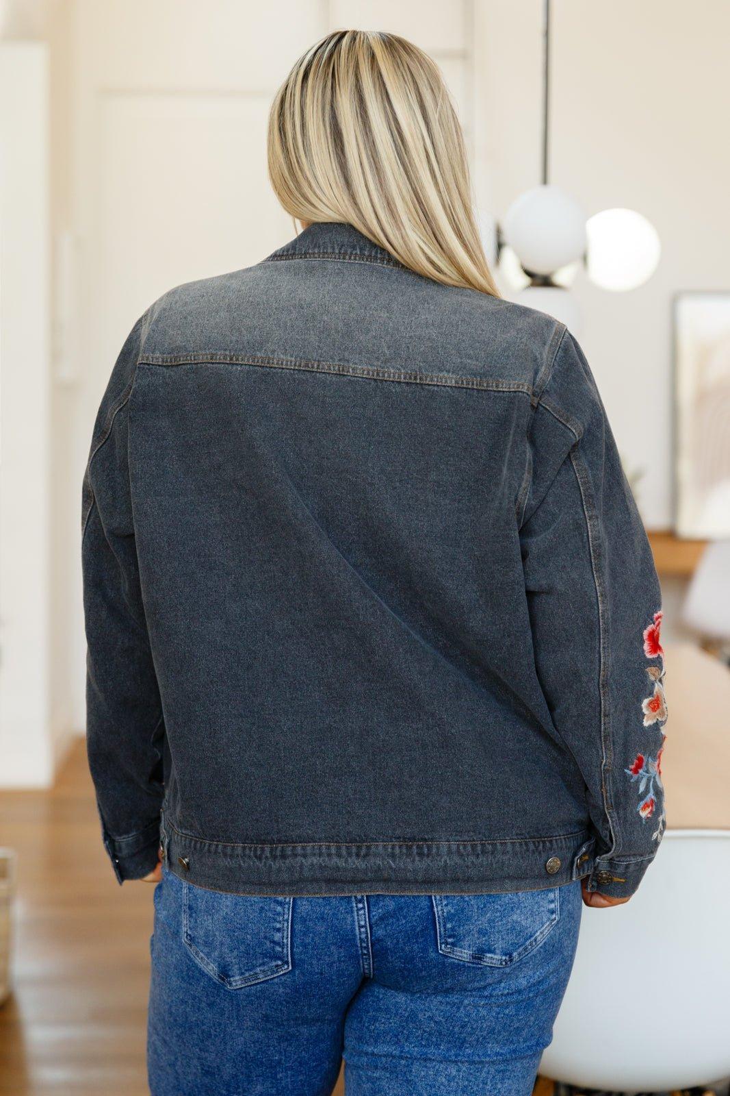 Lovely Visions Flower Embroidered Jacket (Online Exclusive) Product Image